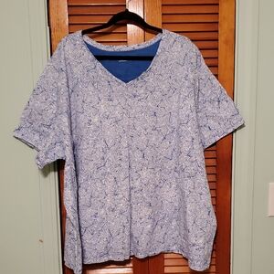 Catherines Blue Stars Top